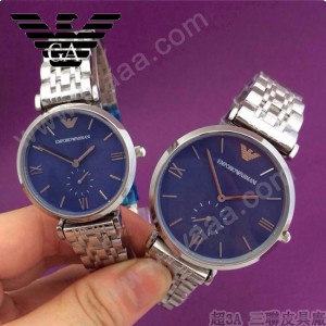 ARMANI-185 時尚潮流原單情侶超薄系列鋼帶腕錶