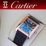 CARTIER-170 新款黑色土豪金劉德華代言同款男士商務機械腕錶