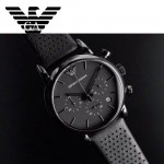 ARMANI-177 時尚潮流男士炫酷黑原單款石英腕錶