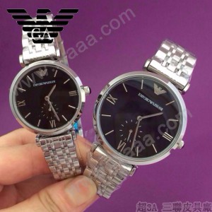 ARMANI-187 時尚潮流原單情侶超薄系列鋼帶腕錶