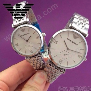 ARMANI-186 時尚潮流原單情侶超薄系列鋼帶腕錶