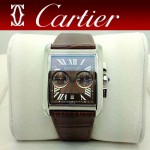 CARTIER-177 人氣男士休閒劉德華同款TANK MC系列石英腕錶