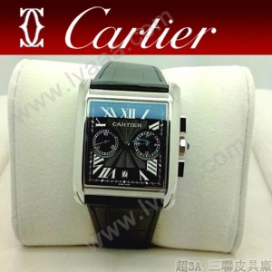 CARTIER-179 人氣男士休閒劉德華同款TANK MC系列石英腕錶