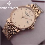 PATEK PHILIPPE-067-6 百達翡麗超薄男腕表 2824瑞士機芯籃寶石防刮耐磨玻璃 316精鋼