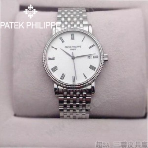 PATEK PHILIPPE-067-1 百達翡麗超薄男腕表 2824瑞士機芯籃寶石防刮耐磨玻璃 316精鋼