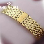 PATEK PHILIPPE-067-5 百達翡麗超薄男腕表 2824瑞士機芯籃寶石防刮耐磨玻璃 316精鋼