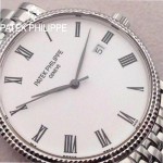 PATEK PHILIPPE-067-1 百達翡麗超薄男腕表 2824瑞士機芯籃寶石防刮耐磨玻璃 316精鋼