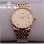 PATEK PHILIPPE-067-6 百達翡麗超薄男腕表 2824瑞士機芯籃寶石防刮耐磨玻璃 316精鋼