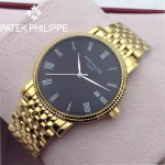 PATEK PHILIPPE-067-5 百達翡麗超薄男腕表 2824瑞士機芯籃寶石防刮耐磨玻璃 316精鋼