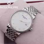 PATEK PHILIPPE-067 百達翡麗超薄男腕表 2824瑞士機芯籃寶石防刮耐磨玻璃 316精鋼