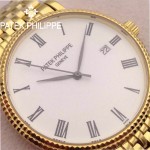 PATEK PHILIPPE-067-3 百達翡麗超薄男腕表 2824瑞士機芯籃寶石防刮耐磨玻璃 316精鋼