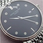 PATEK PHILIPPE-067-2 百達翡麗超薄男腕表 2824瑞士機芯籃寶石防刮耐磨玻璃 316精鋼