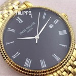 PATEK PHILIPPE-067-5 百達翡麗超薄男腕表 2824瑞士機芯籃寶石防刮耐磨玻璃 316精鋼