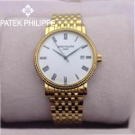 PATEK PHILIPPE-067-3 百達翡麗超薄男腕表 2824瑞士機芯籃寶石防刮耐磨玻璃 316精鋼