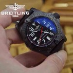 BREITLING-023 時尚男士槍色316L精鋼錶殼藍寶石鏡面瑞士2824全自動機械腕錶