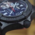 BREITLING-023 時尚男士槍色316L精鋼錶殼藍寶石鏡面瑞士2824全自動機械腕錶