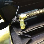LV N60015-2 時尚新款男女通用zippy咖色棋盤格原版皮長款拉鏈錢包