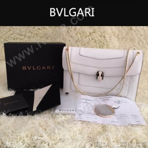 Bvlgari-0010-1 人氣熱銷寶格麗新款雙層原版皮長方形單肩斜背包