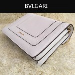 Bvlgari-0010-1 人氣熱銷寶格麗新款雙層原版皮長方形單肩斜背包