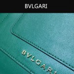 Bvlgari-006-5 名媛必備單品女士綠色原版皮單肩斜挎包