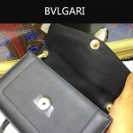 Bvlgari-006-4 名媛必備單品女士黑色原版皮單肩斜挎包