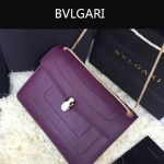 Bvlgari-0010-7 人氣熱銷寶格麗新款雙層原版皮長方形單肩斜背包