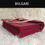 Bvlgari-0010-5 人氣熱銷寶格麗新款雙層原版皮長方形單肩斜背包