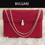 Bvlgari-0010-5 人氣熱銷寶格麗新款雙層原版皮長方形單肩斜背包