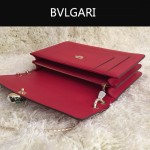 Bvlgari-0010-5 人氣熱銷寶格麗新款雙層原版皮長方形單肩斜背包