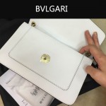 Bvlgari-006-7 名媛必備單品女士白色原版皮單肩斜挎包
