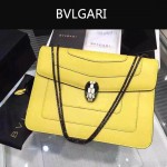 Bvlgari-0010-6 人氣熱銷寶格麗新款雙層原版皮長方形單肩斜背包