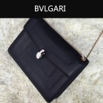 Bvlgari-0010-3 人氣熱銷寶格麗新款雙層原版皮長方形單肩斜背包
