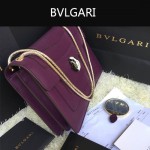 Bvlgari-0010-7 人氣熱銷寶格麗新款雙層原版皮長方形單肩斜背包