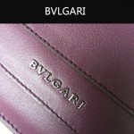 Bvlgari-006 名媛必備單品女士紫色原版皮單肩斜挎包