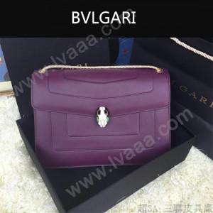 Bvlgari-0010-7 人氣熱銷寶格麗新款雙層原版皮長方形單肩斜背包