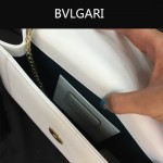 Bvlgari-006-7 名媛必備單品女士白色原版皮單肩斜挎包