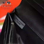 COACH 74183-2 人氣熱銷男士黑色全皮歐普圖案壓花兩折西裝夾