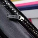 COACH 74183-2 人氣熱銷男士黑色全皮歐普圖案壓花兩折西裝夾