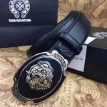 Chrome Hearts-062 克邏心原版皮皮帶新款腰帶