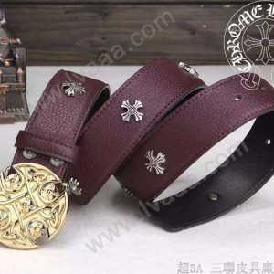 Chrome Hearts-054 克邏心原版皮皮帶新款腰帶