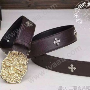 Chrome Hearts-052 克邏心原版皮皮帶新款腰帶