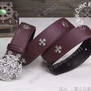 Chrome Hearts-053 克邏心原版皮皮帶新款腰帶