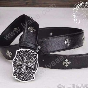 Chrome Hearts-051 克邏心原版皮皮帶新款腰帶