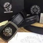 Chrome Hearts-065 克邏心原版皮皮帶新款腰帶