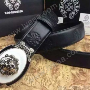 Chrome Hearts-061 克邏心原版皮皮帶新款腰帶