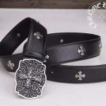 Chrome Hearts-051 克邏心原版皮皮帶新款腰帶