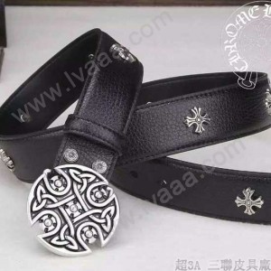 Chrome Hearts-055 克邏心原版皮皮帶新款腰帶