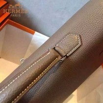 HERMES-00010-2 時尚經典款男士卡其色原版togo皮手提公文包