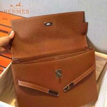 HERMES-00010 時尚經典款男士土黃色原版togo皮手提公文包