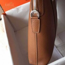 HERMES-0004 新款商務男士土黃色原版TOGO皮手提單肩包電腦包